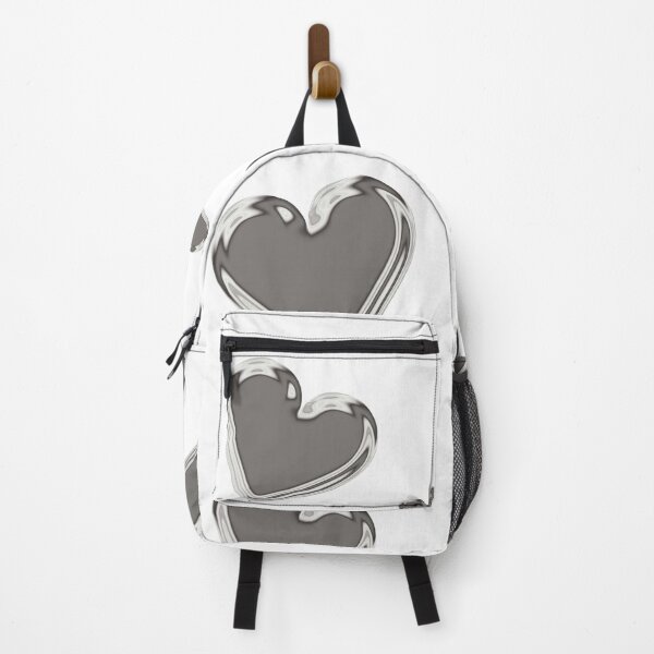 Item preview, Chrome heart pattern, gray heart, 3D designed and sold by Smileycreation.
