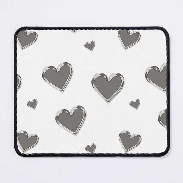 Item preview, Chrome heart pattern, gray heart, 3D designed and sold by Smileycreation.