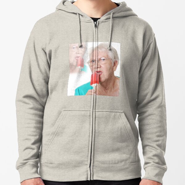 Grandma Needs an Ice-Cream Zipped Hoodie