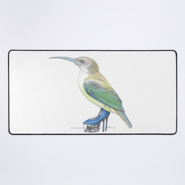 Little Spiderhunter in Terrarium High Heels Desk Mat