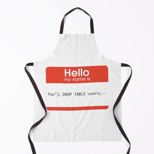 Item preview, Hello My Name Is SQL Injection designed and sold by thomasesmith.
