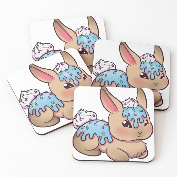 Item preview, blue donut bunny designed and sold by Brianna0818.