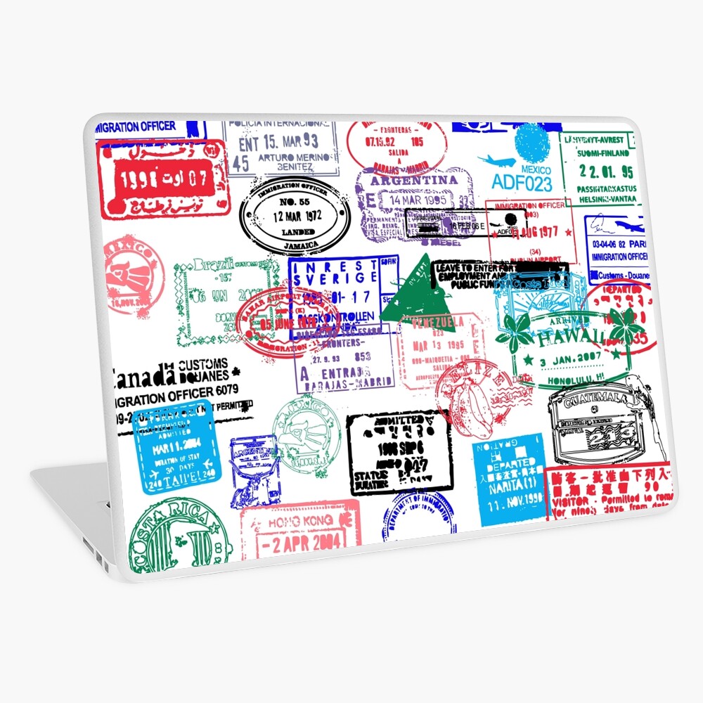 Travel Logo Laptop Skin for Sale by Musabinho