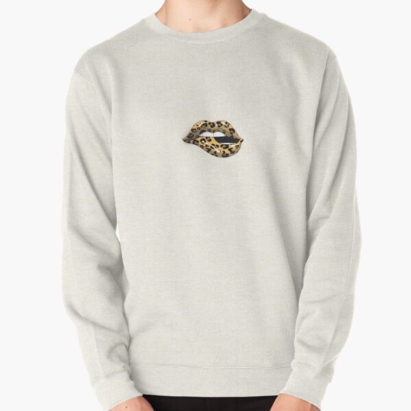 Dripping Lips Biting Leopard Version Louis Vuitton Fashion Shirt