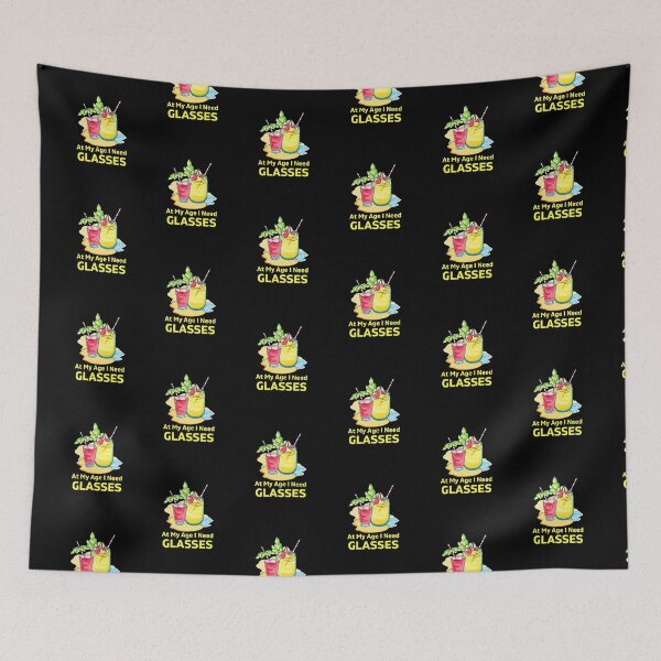Item preview, At My Age I Need GLASSES, Tropical Vacation, Island Life designed and sold by Sun Sand & Sea Art.