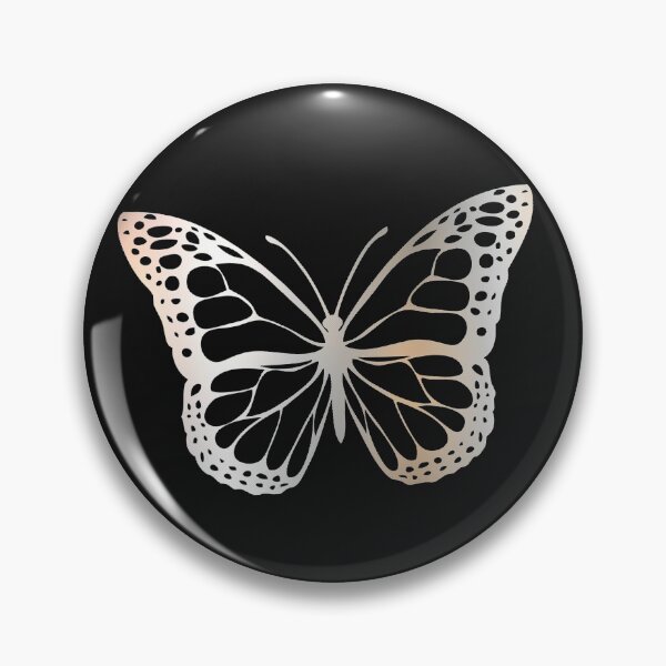 Item preview, Chrome butterfly pattern, gray designed and sold by Smileycreation.