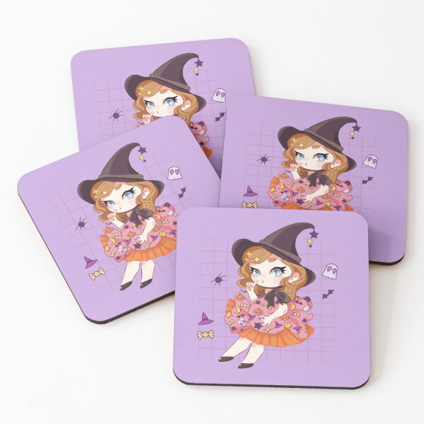 Item preview, witch girl chibi Halloween designed and sold by ima5157.