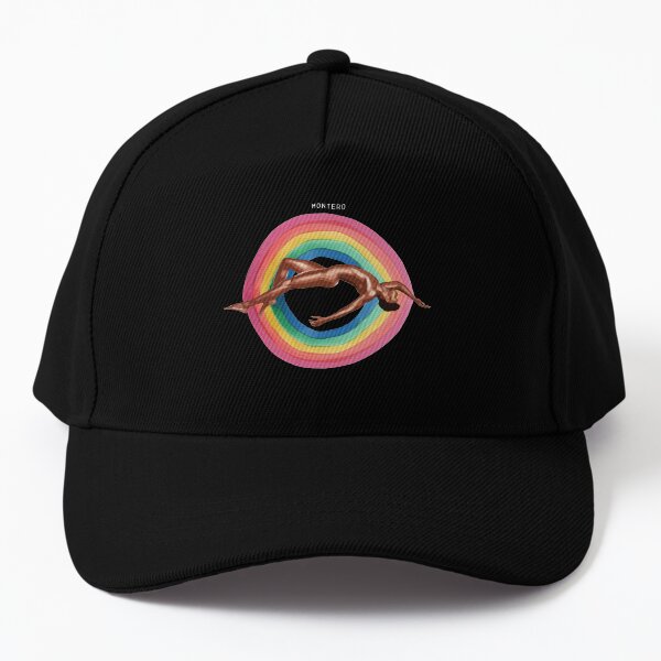 Lil nas X - Montero Rainbow Black Version Baseball Cap
