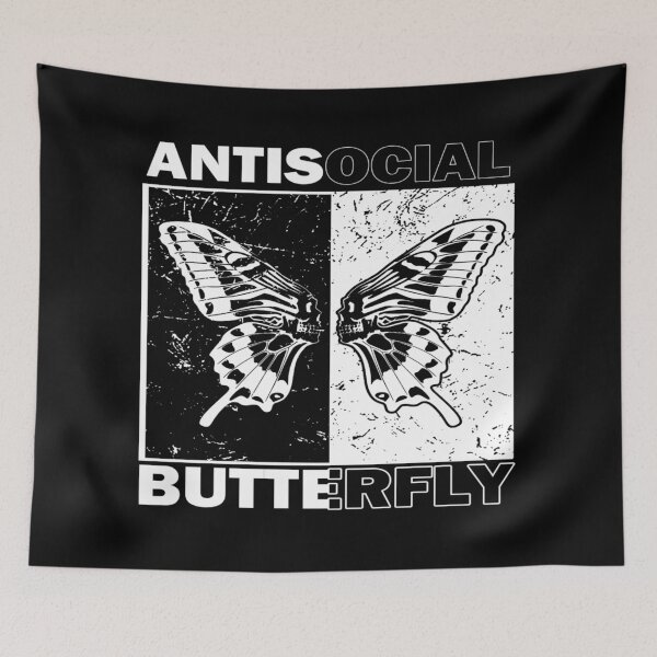 Item preview, Antisocial butterfly designed and sold by pnkpopcorn.