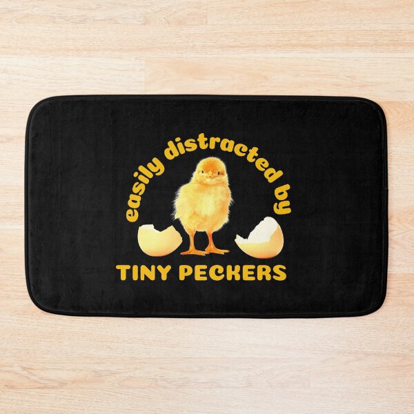 Item preview, Just A Girl Who Loves Tiny Peckers Easily Distracted By Tiny Peckers Chick Magnet, Chicken Lover Chick Hatching Funny Cute  designed and sold by CBCreations73.