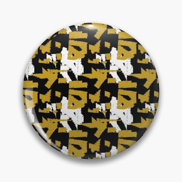 Item preview, Black White and Gold Abstract Pattern Design designed and sold by NancyMerkle.