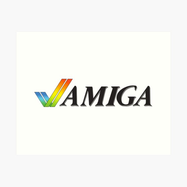 Amiga (Vektor-Erholung) Kunstdruck
