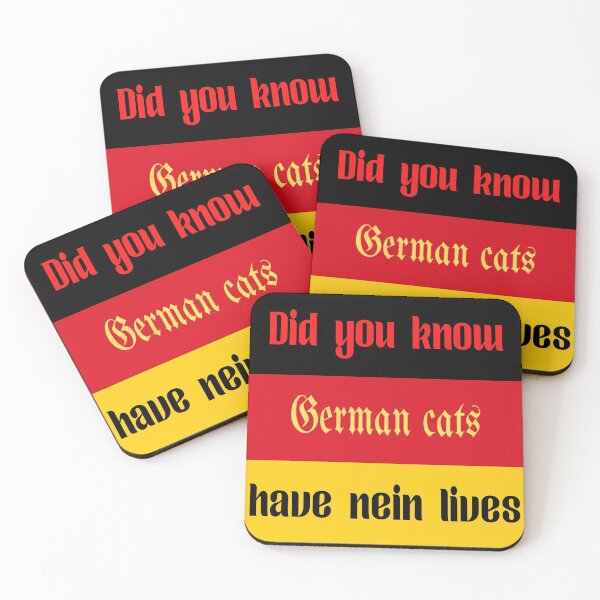 Item preview, Did You Know German Cats Have Nein Lives designed and sold by goodguy53.