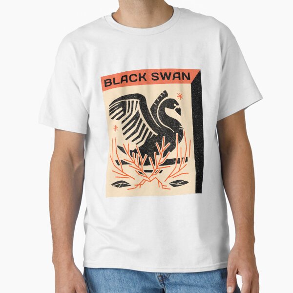 Vista previa del artículo con la obra «Cisne negro Nassim Taleb», diseñado y vendido por sagepixel.