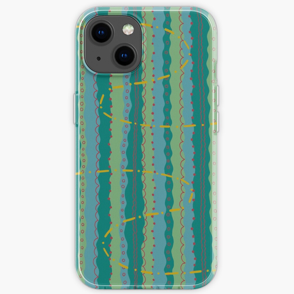 Bohemian Dots and Lines iPhone Case