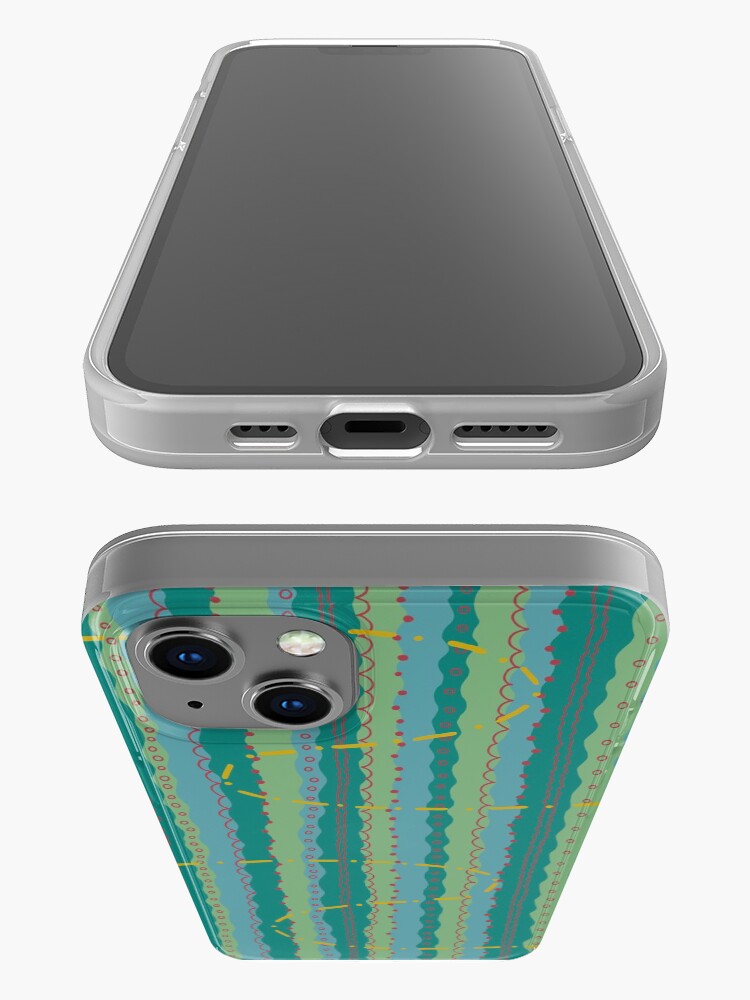 Alternate view of Bohemian Dots and Lines iPhone Case