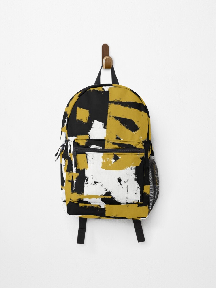 Thumbnail 1 of 3, Backpack, Textured Modern Abstract Pattern Design designed and sold by NancyMerkle.