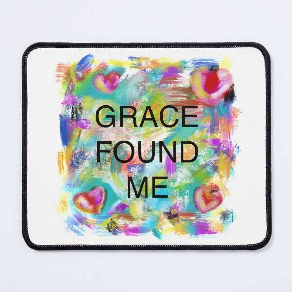 Item preview, Grace Found Me - Artistic hearts designed and sold by Marble1212.