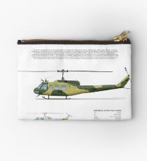 Bell Huey Helicopter (UH-1H transport) Australian Army Studio Pouch