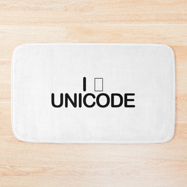 Item preview, I □ Unicode designed and sold by thomasesmith.