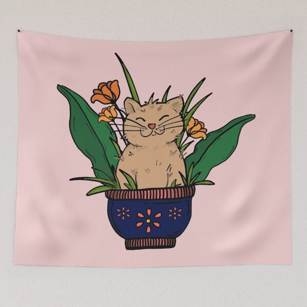 Item preview, Happy cat designed and sold by prettymuchart.