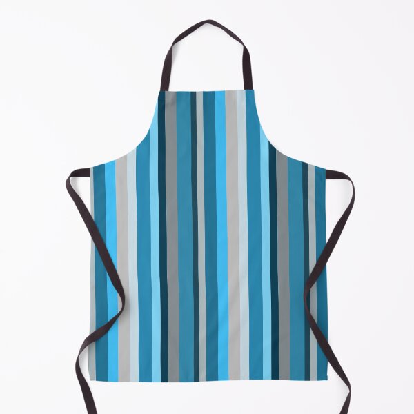 Item preview, Blue Tan Gray Navy Vertical Stripes Pattern designed and sold by WandererSpirit.