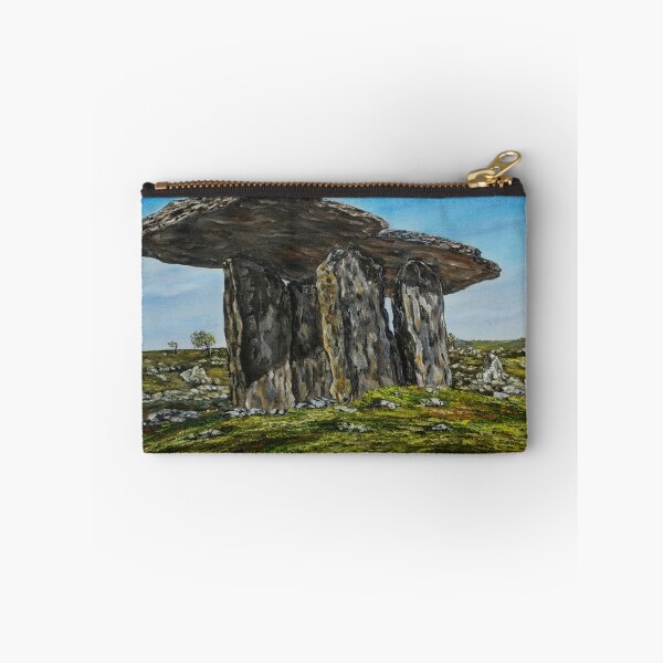 Item preview, Poulnabrone Dolmen, The Burren, County Clare - oil painting designed and sold by Avril Brand.