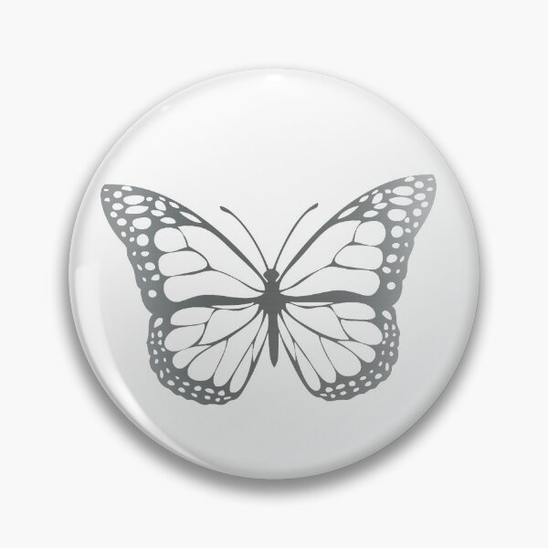 Item preview, Patrón de mariposa cromado, gris designed and sold by Smileycreation.
