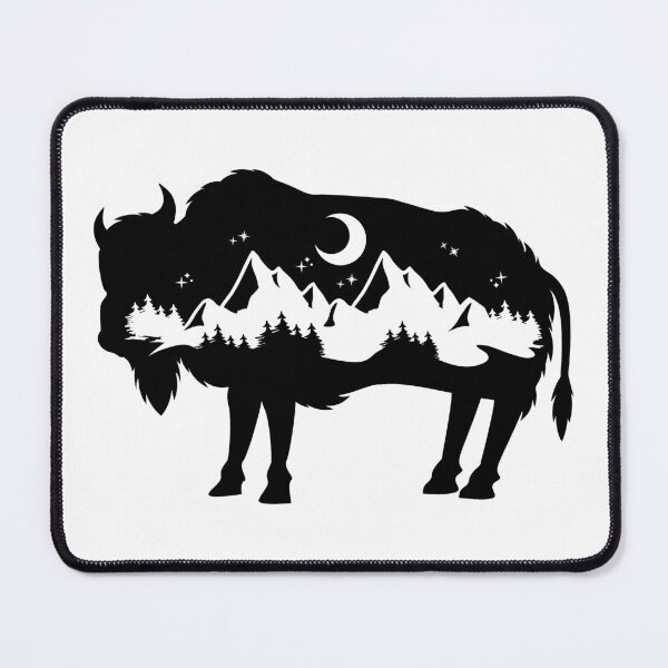 Item preview, Bison | Mountains  | Camping | Hiking | Outdoors | Rock Climbing  designed and sold by Ravenvine.
