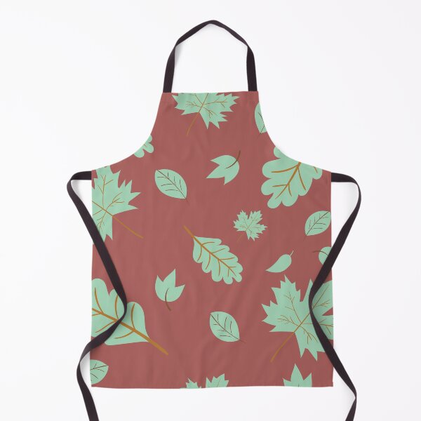 Item preview, Light Teal Falling Autumn Leaves designed and sold by Trinket-Trickster.