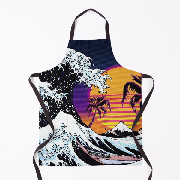 Item preview, Great Wave off Kanagawa 80s Retro Aesthetic  designed and sold by ind3finite.