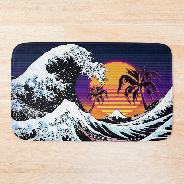 Item preview, Great Wave off Kanagawa 80s Retro Aesthetic  designed and sold by ind3finite.