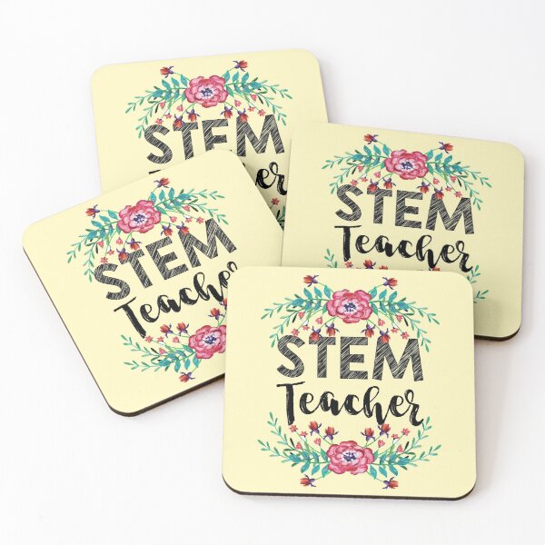 Item preview, STEM Teacher - Floral Wreath designed and sold by kamrankhan.