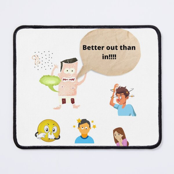 Item preview, Farting Man Funny Humor Stickers designed and sold by haRexia.