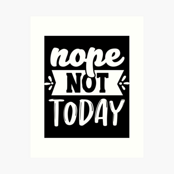 Nope Funny Definition Funny Dictionary Meaning Minimal, Modern Typography  Print Art Print