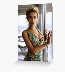 Scarlett Johansson, ultimate perfection Greeting Card