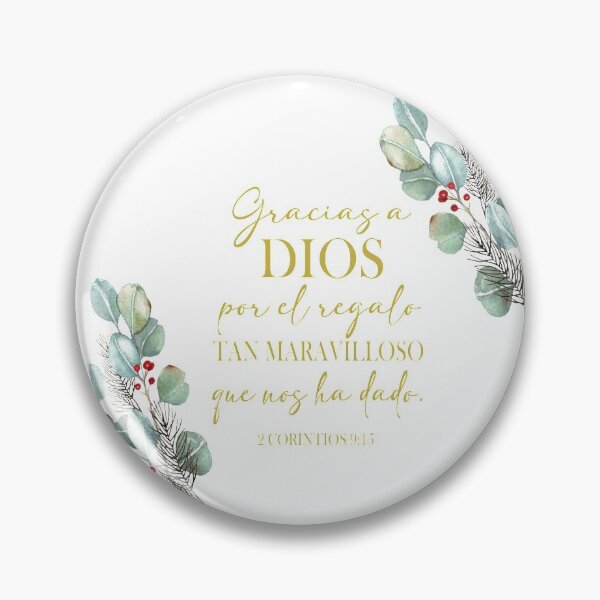 Item preview, Gracias a Dios por el regalo tan maravilloso que nos ha dado, Spanish Christmas Bible Verse designed and sold by latiendadearyam.