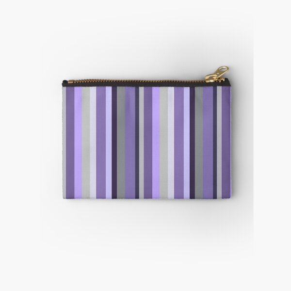 Item preview, Purple Lavender Gray Vertical Stripes Pattern designed and sold by WandererSpirit.