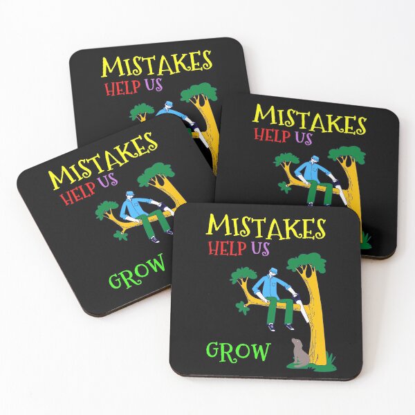 Item preview,  Mistakes Help Us Grow - Funny designed and sold by Einstein12345.