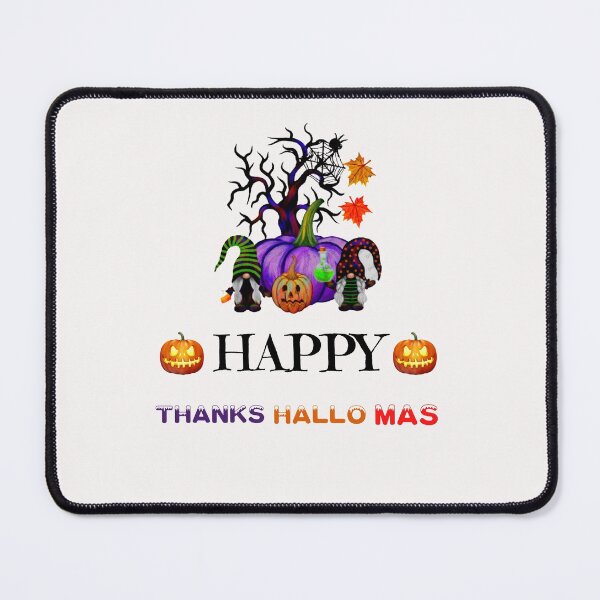 Item preview, Happy Hallo Thanks Mas T-Shirt, thanksgiving Halloween and chrismas T-Shirt designed and sold by Unique styl  DeSigNe.