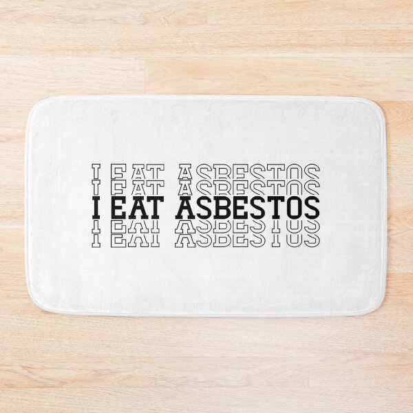 Item preview, i eat asbestos - asbestos - asbestos Stacked letters designed and sold by Lastazizi.