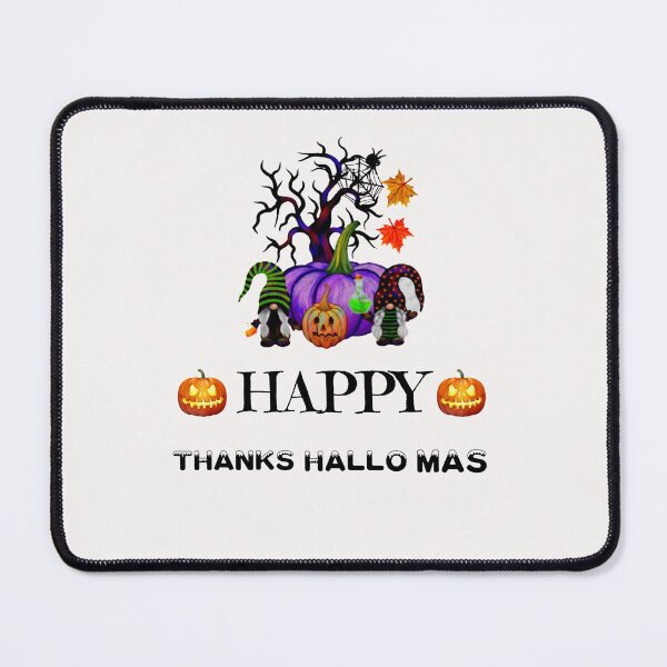 Item preview, Happy Hallo Thanks Mas T-Shirt, thanksgiving Halloween and chrismas T-Shirt designed and sold by Unique styl DeSigNe.