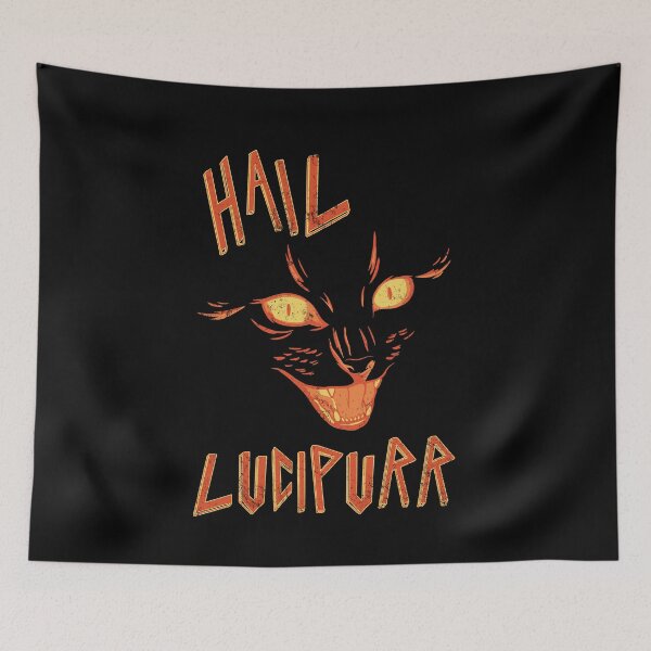 Item preview, Hail Lucipurr Heavy Metal Cat designed and sold by JBDeszigns.