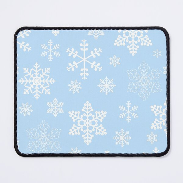 Item preview, blue christmas snowflakes icy designed and sold by Gossip Rag.