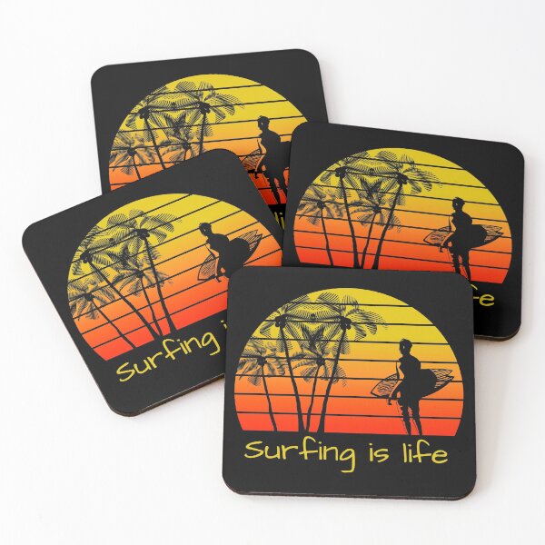 Item preview, Surfing is life T-shirt designed and sold by xsession.