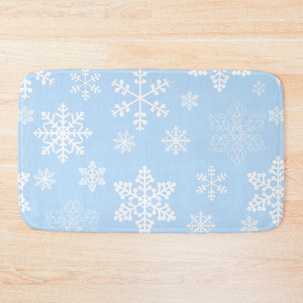 Item preview, blue christmas snowflakes icy  designed and sold by Gossip Rag.