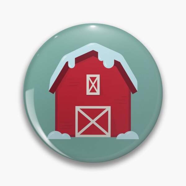 Item preview, Snowy Red Barn designed and sold by Michael Loveless.