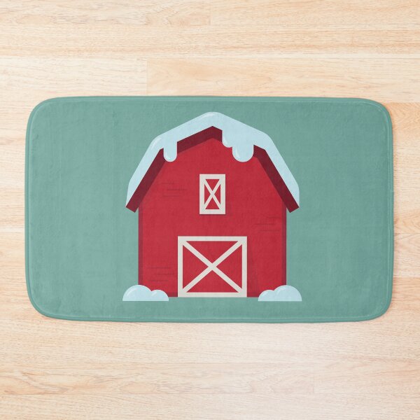 Item preview, Snowy Red Barn designed and sold by Michael Loveless.