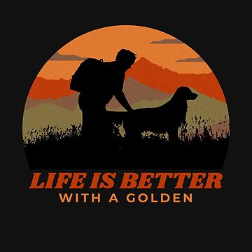 Vorschaubild zum Design Das Leben ist schöner mit einem Golden Retriever-Vater von Guarddogdrive