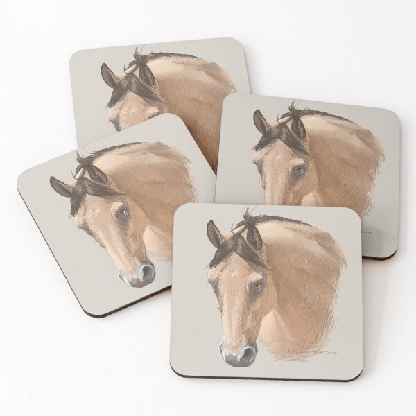 Item preview, Portrait of a Buckskin Horse designed and sold by KJL90.